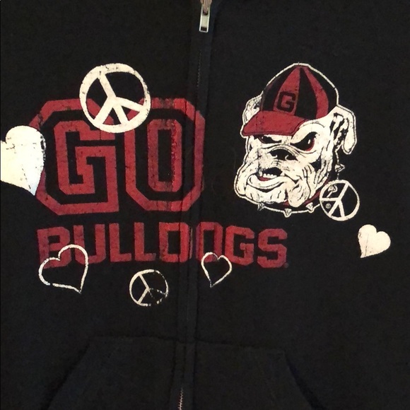 Soffe Go Bulldogs GA Sweatshirt Hoodie size Medium - Picture 4 of 4